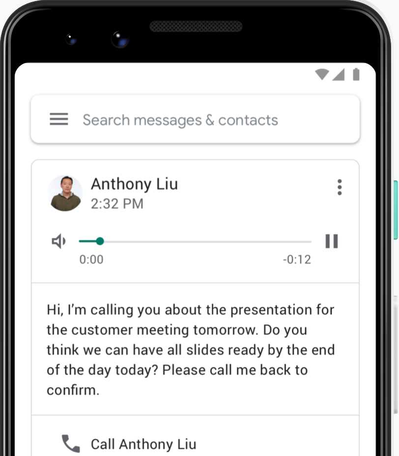 Google Voice Voicemail